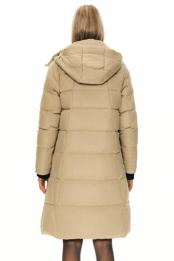 Hooded Winter Two-Way Zipper Down Coat - Image 5