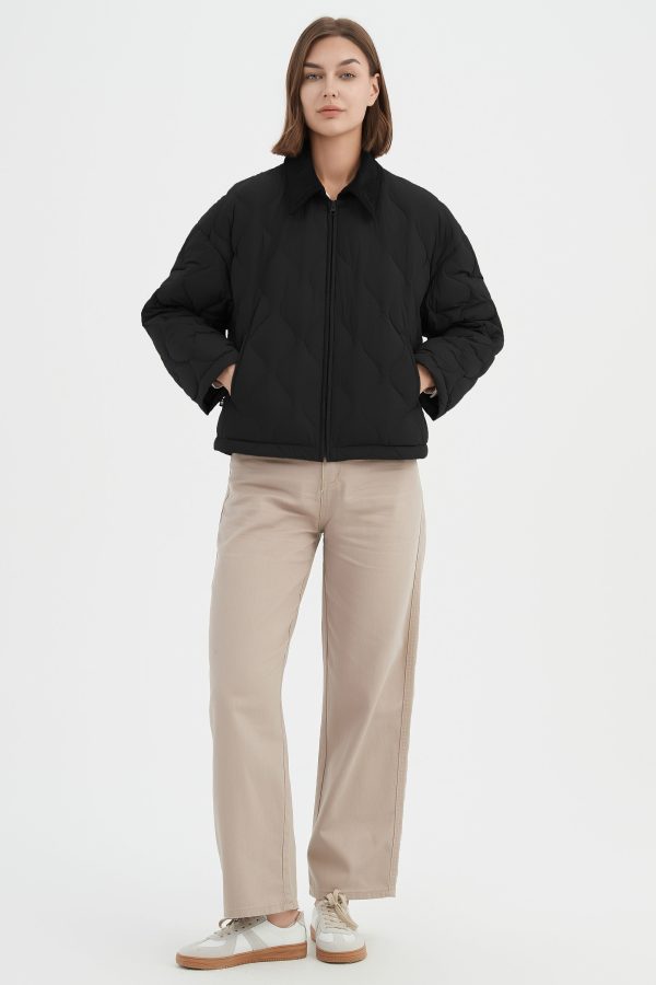 Lightweight Cropped Down Puffer Jacket - Image 29