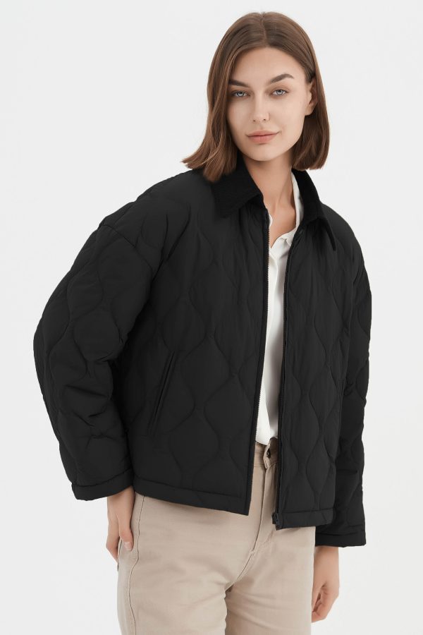 Lightweight Cropped Down Puffer Jacket - Image 30