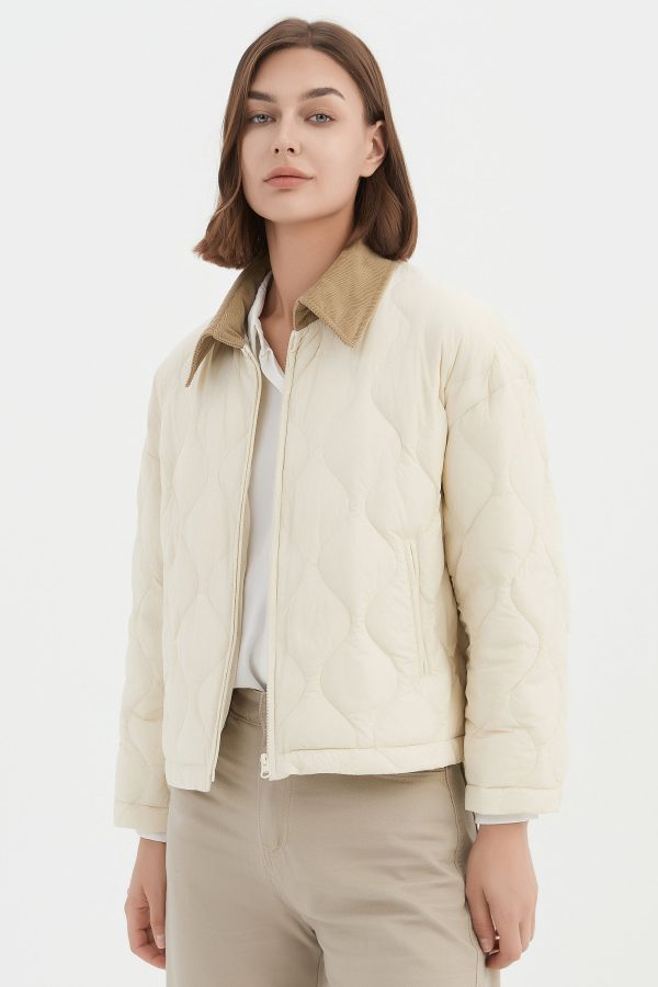 Lightweight Cropped Down Puffer Jacket - Image 35