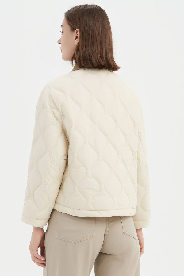Lightweight Cropped Down Puffer Jacket - Image 37