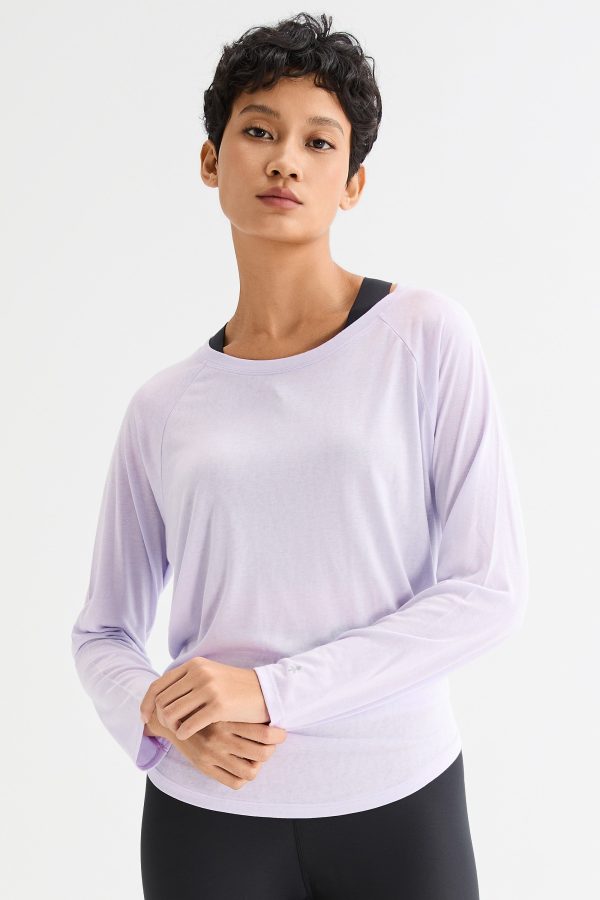 Workout Long Sleeve Tops Lightweight - UV Protection - Image 6