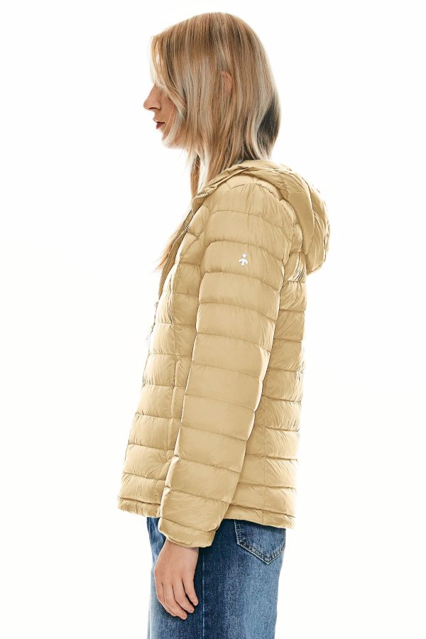 Lightweight Packable Down Jacket with Stand Collar with hood - Image 56