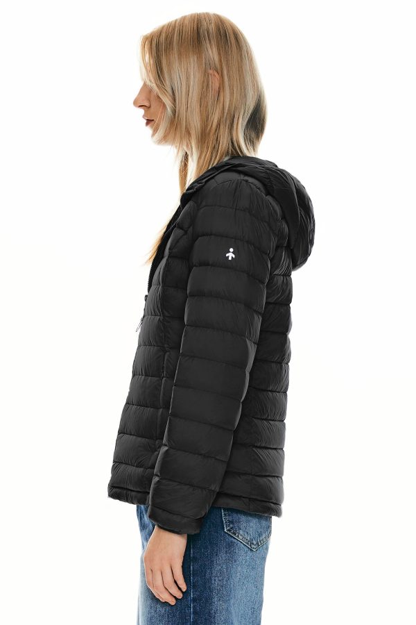 Lightweight Packable Down Jacket with Stand Collar with hood - Image 36
