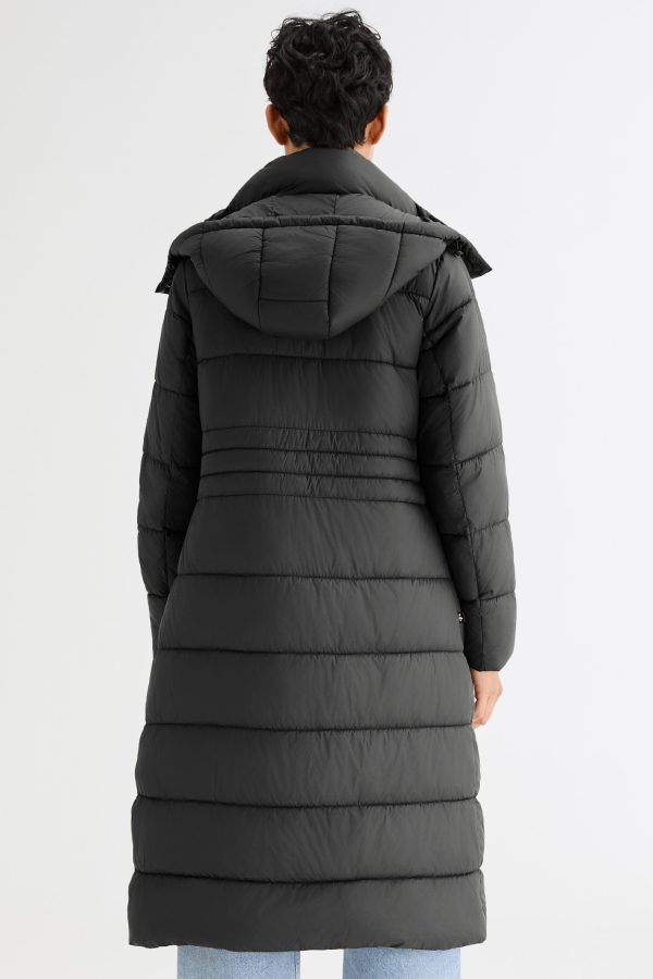 Long Hooded Quilted Lyrella Puffer Jacket - Image 26
