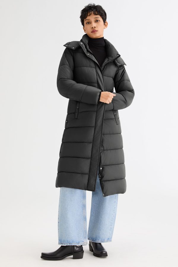Long Hooded Quilted Lyrella Puffer Jacket - Image 22