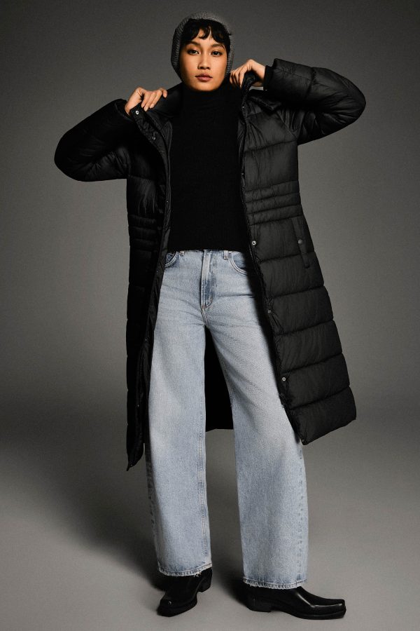 Long Hooded Quilted Lyrella Puffer Jacket - Image 29
