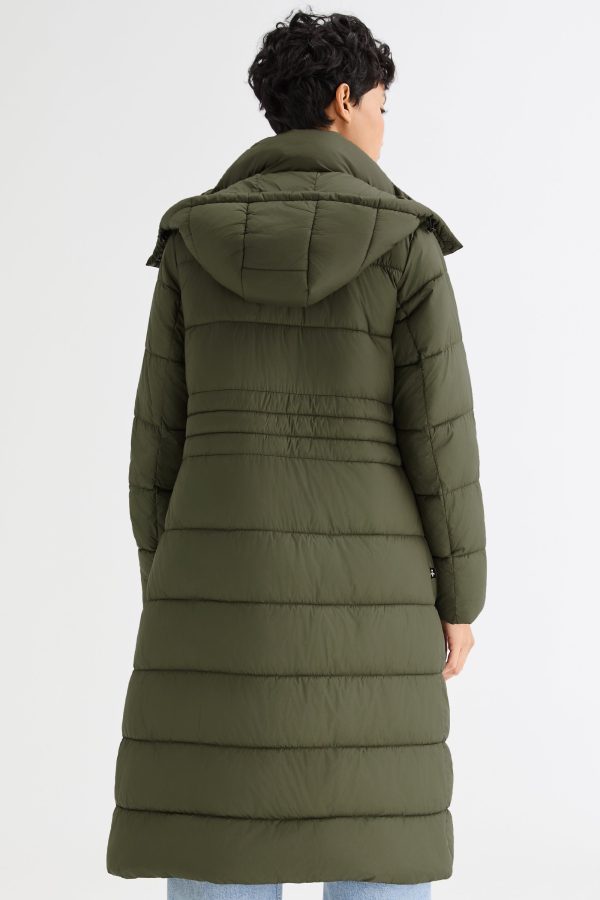 Long Hooded Quilted Lyrella Puffer Jacket - Image 16