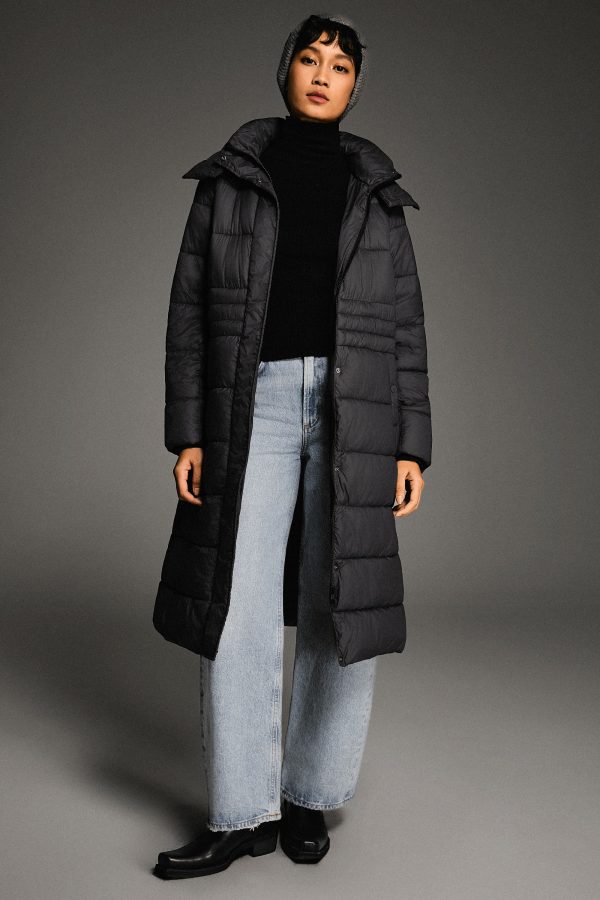 Long Hooded Quilted Lyrella Puffer Jacket - Image 28