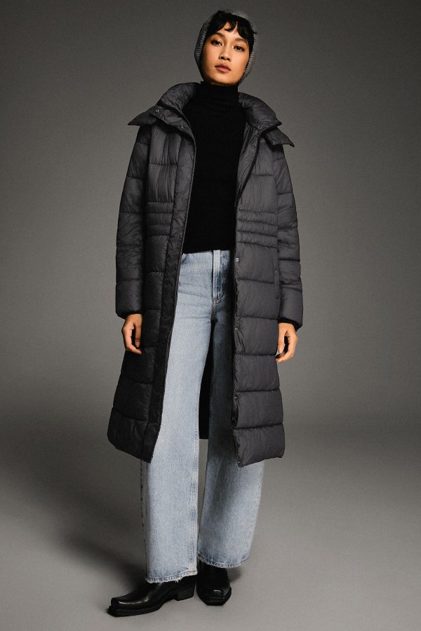 Long Hooded Quilted Lyrella Puffer Jacket - Image 38