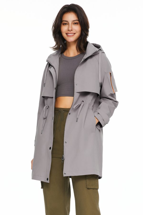 Long Hooded Windbreaker - Image 13
