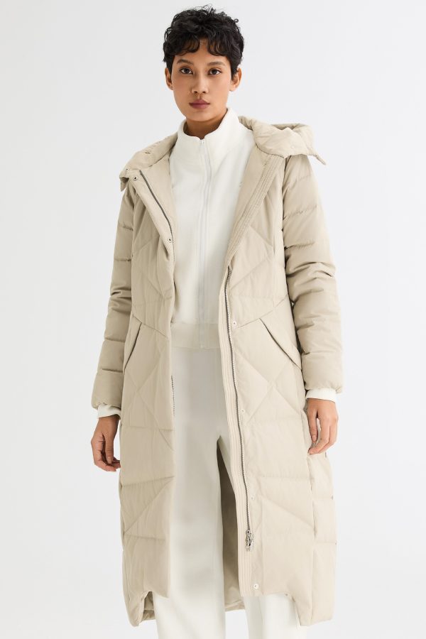 Long Maxi Down Coat with Hood - Image 27