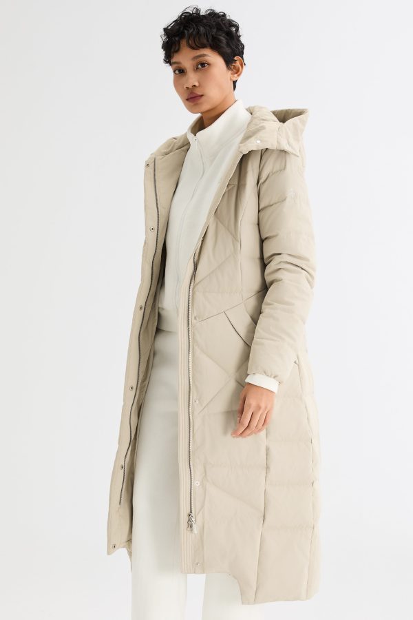 Long Maxi Down Coat with Hood - Image 28