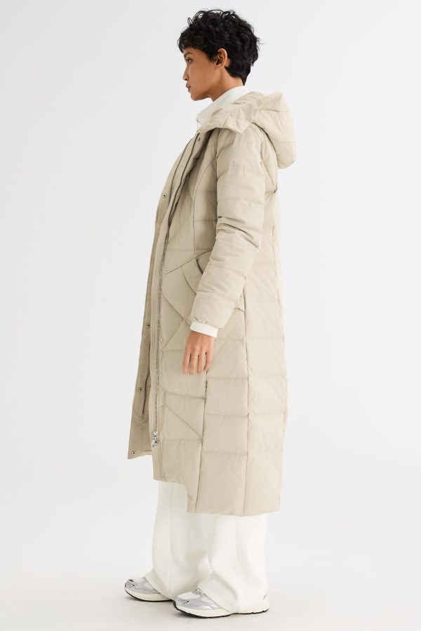 Long Maxi Down Coat with Hood - Image 25