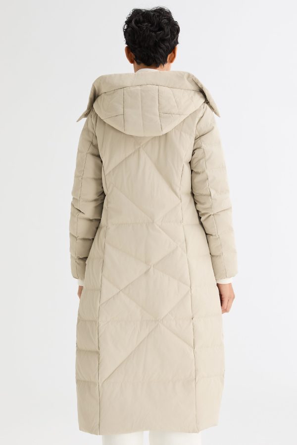 Long Maxi Down Coat with Hood - Image 26