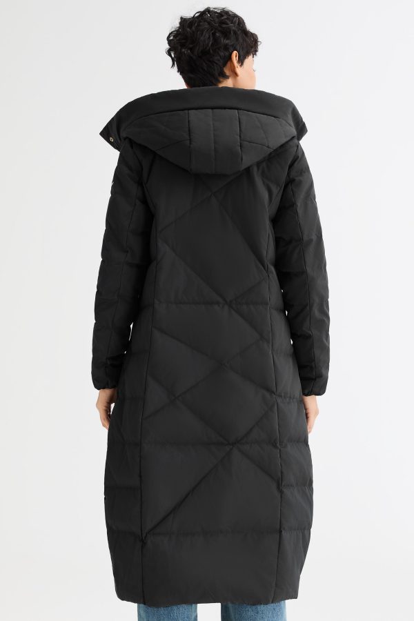 Long Maxi Down Coat with Hood - Image 41