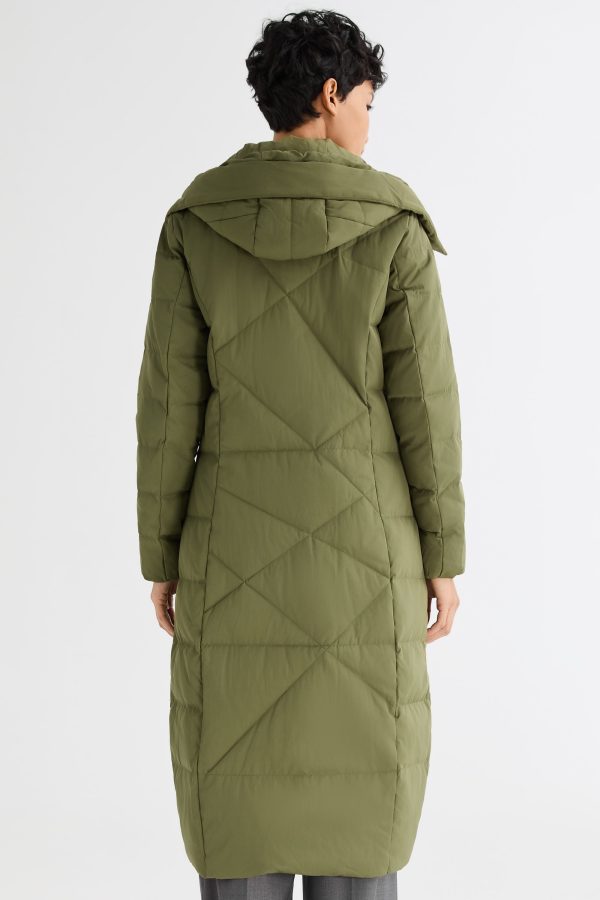 Long Maxi Down Coat with Hood - Image 15