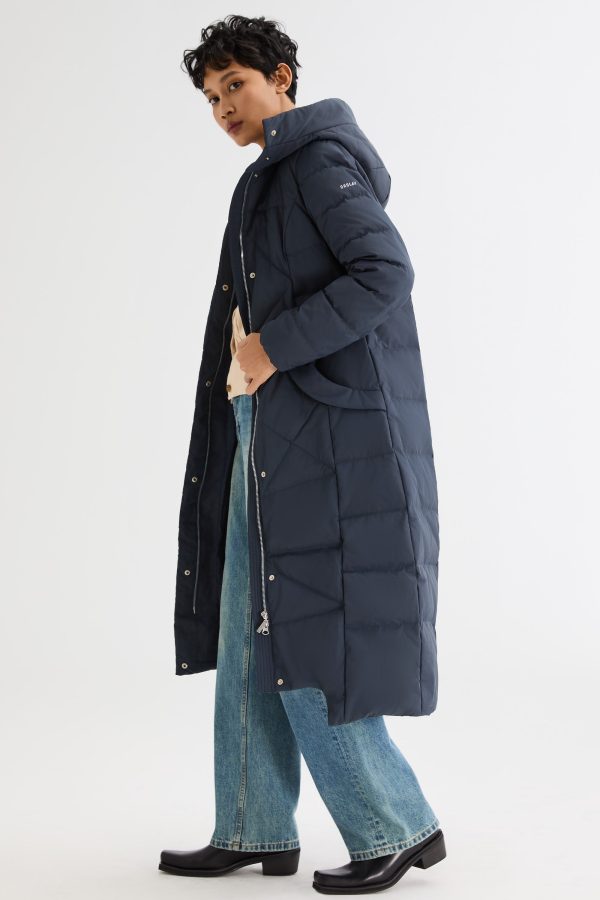 Long Maxi Down Coat with Hood - Image 50