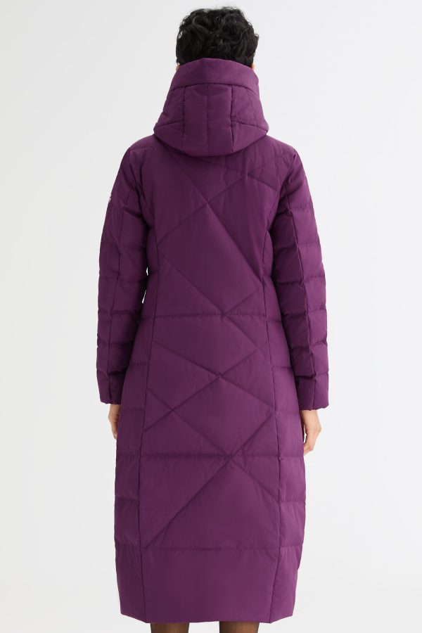 Long Maxi Down Coat with Hood - Image 57