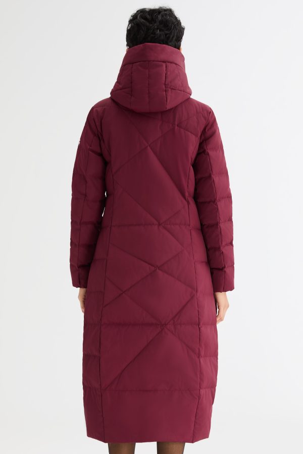 Long Maxi Down Coat with Hood - Image 3
