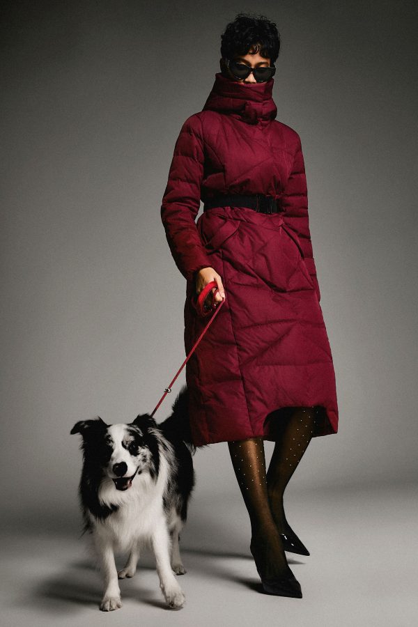 Long Maxi Down Coat with Hood - Image 6