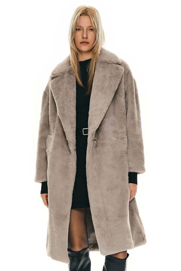 Long Sherpa Teddy Coat - Image 8