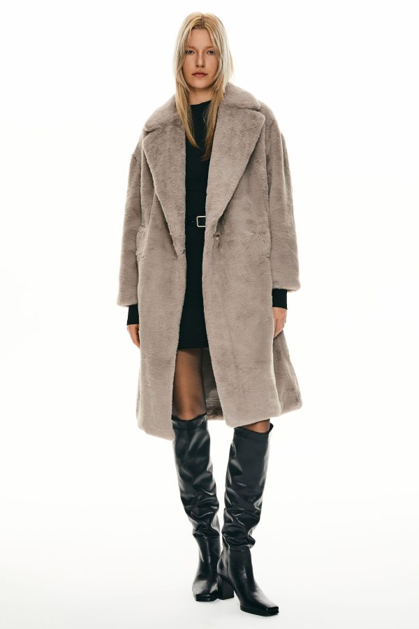 Long Sherpa Teddy Coat - Image 7