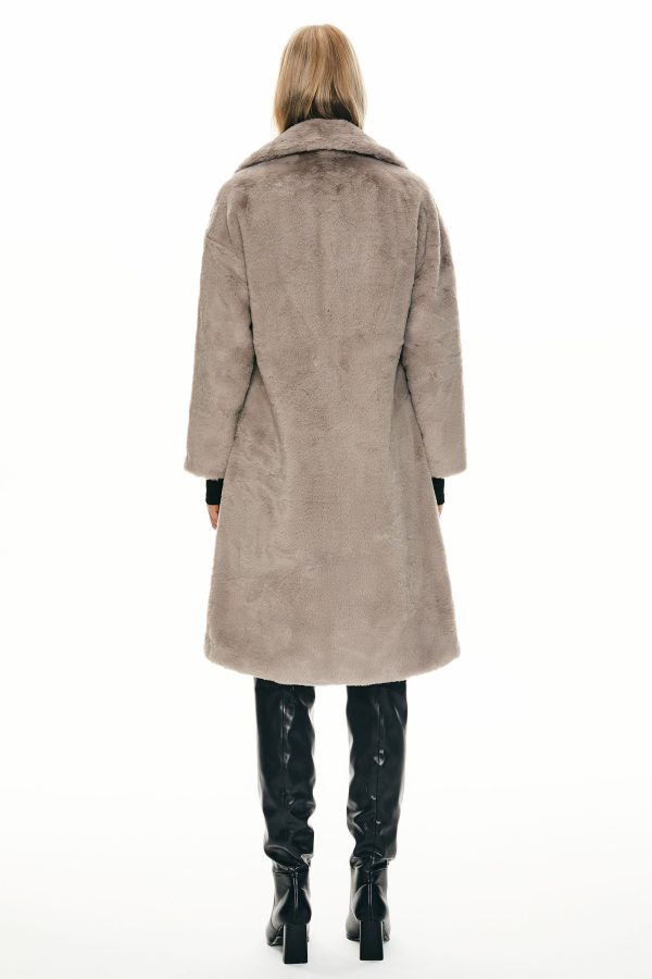 Long Sherpa Teddy Coat - Image 9