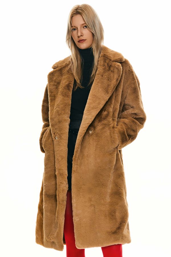 Long Sherpa Teddy Coat - Image 19