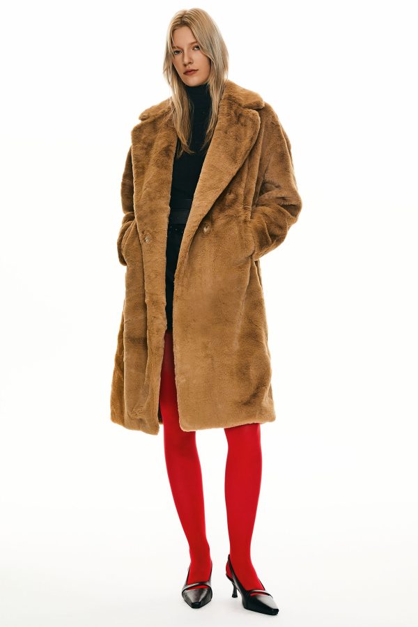 Long Sherpa Teddy Coat - Image 16
