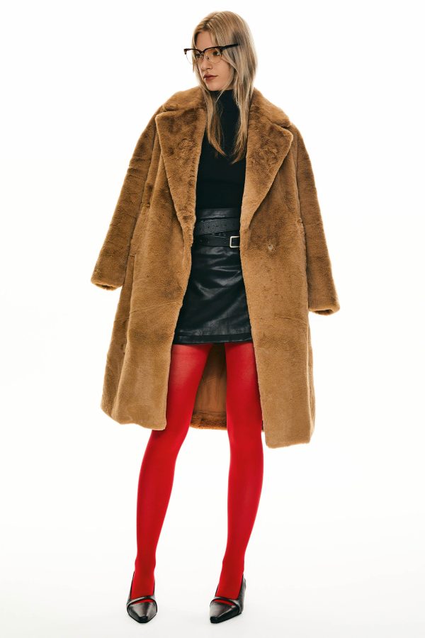 Long Sherpa Teddy Coat - Image 18
