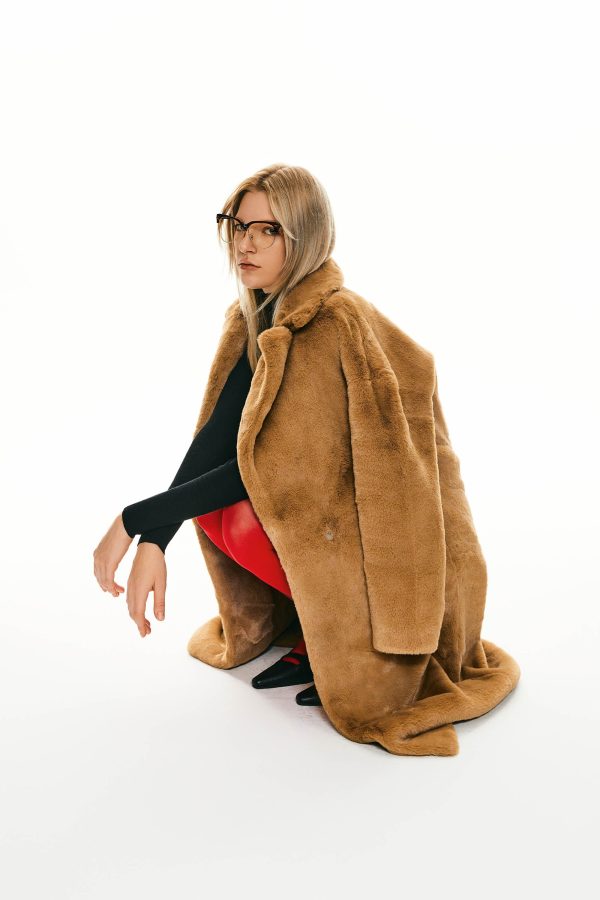 Long Sherpa Teddy Coat - Image 22