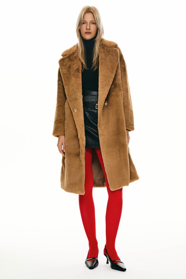 Long Sherpa Teddy Coat - Image 21