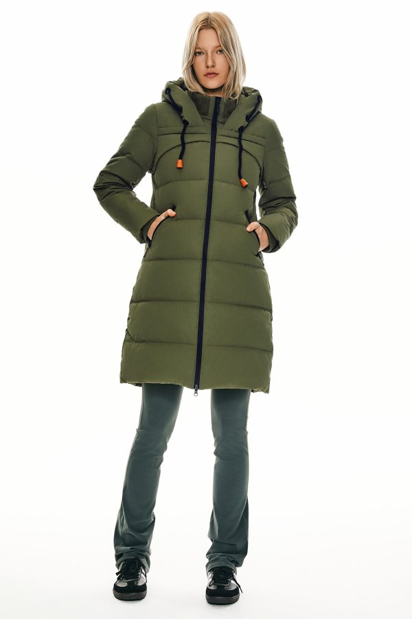 Long Thickened Hooded Down Jacket - Image 4