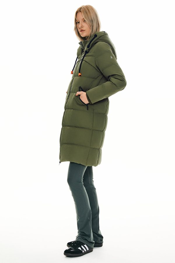 Long Thickened Hooded Down Jacket - Image 6