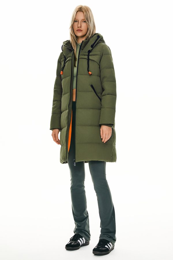 Long Thickened Hooded Down Jacket - Image 7