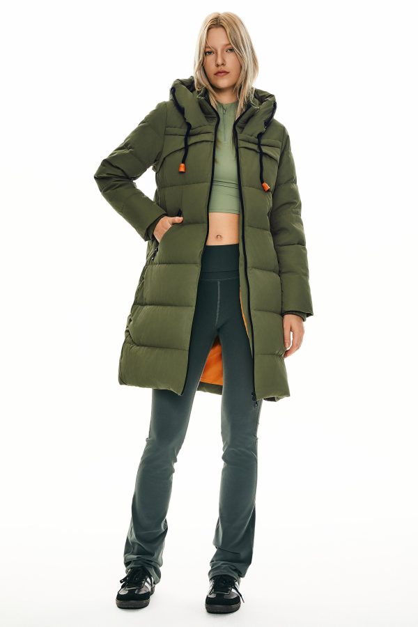 Long Thickened Hooded Down Jacket - Image 8