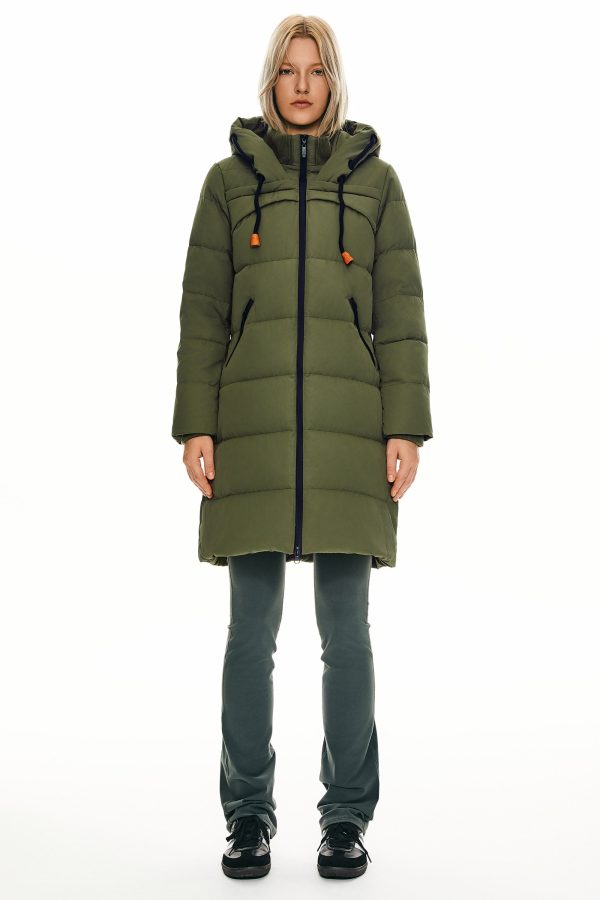 Long Thickened Hooded Down Jacket - Image 9