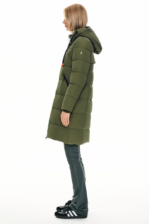 Long Thickened Hooded Down Jacket - Image 10