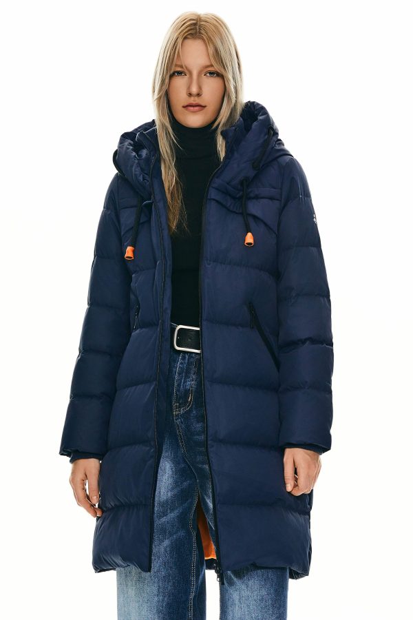 Long Thickened Hooded Down Jacket - Image 23