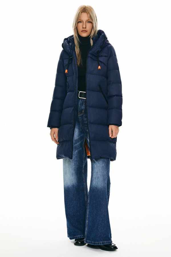 Long Thickened Hooded Down Jacket - Image 27
