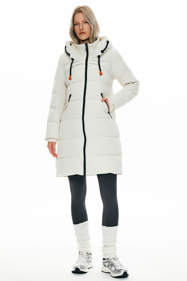 Long Thickened Hooded Down Jacket - Image 40