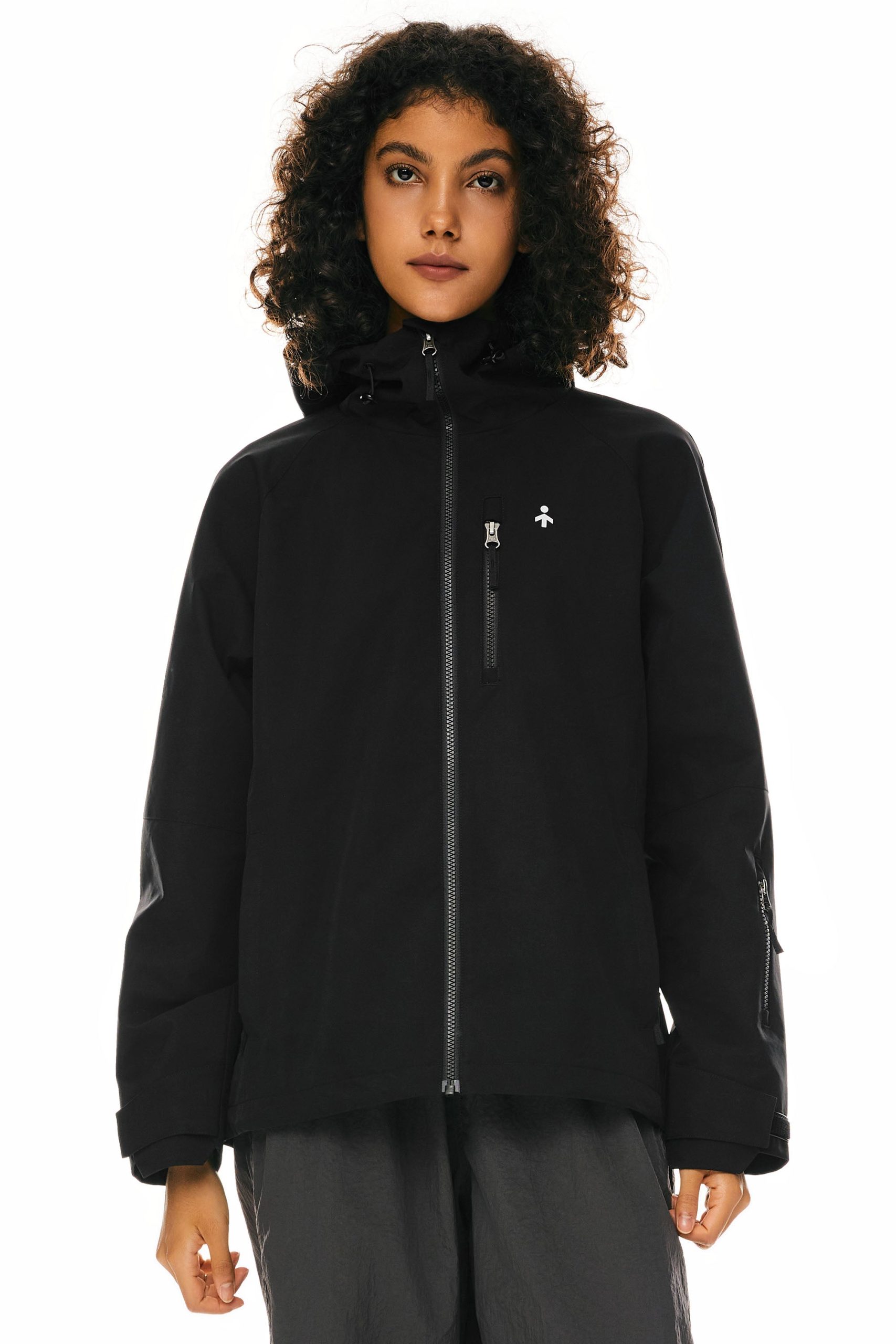 Zip Up Rain Jacket Lightweight Hooded Windbreaker - Image 10