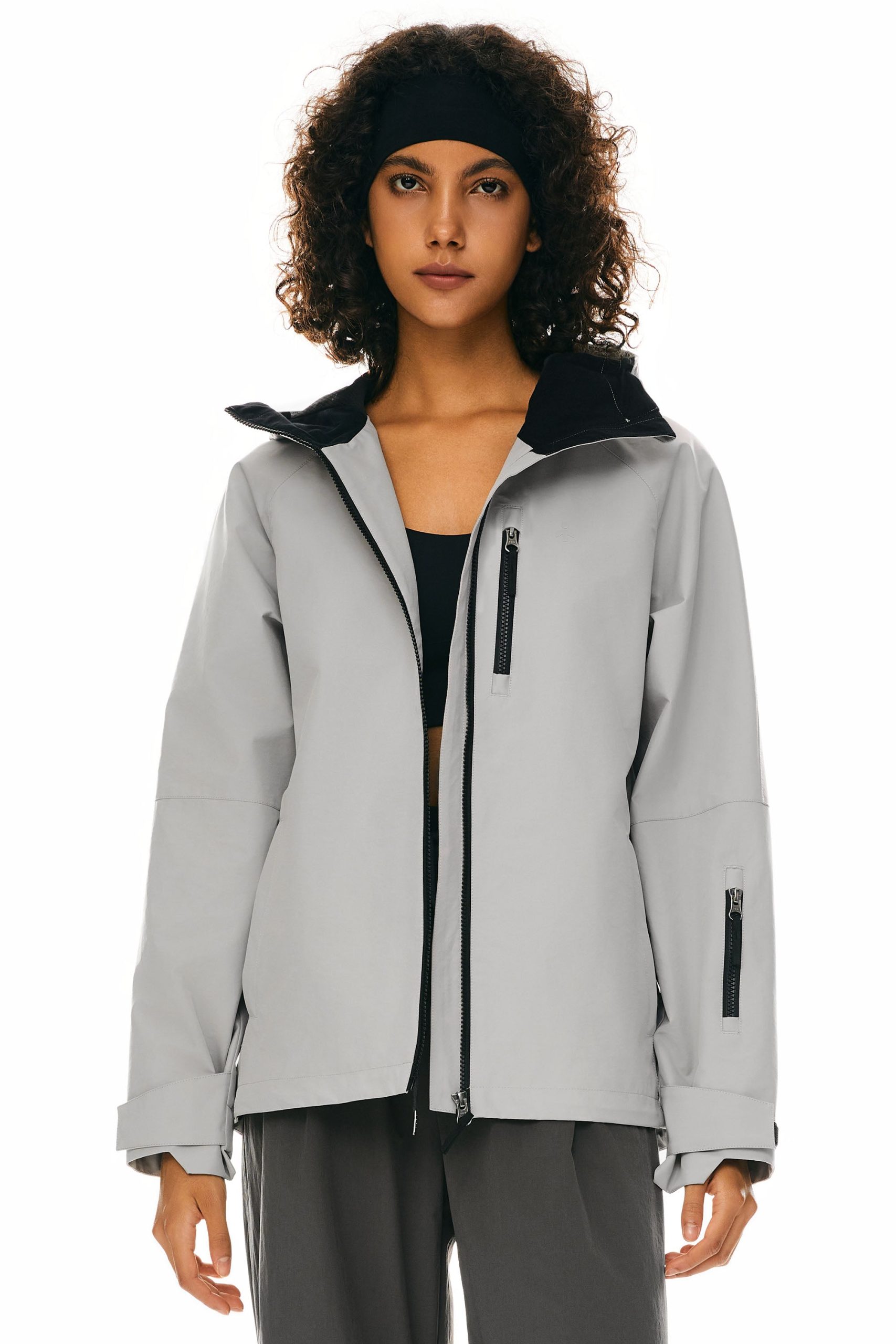 Zip Up Rain Jacket Lightweight Hooded Windbreaker - Image 20