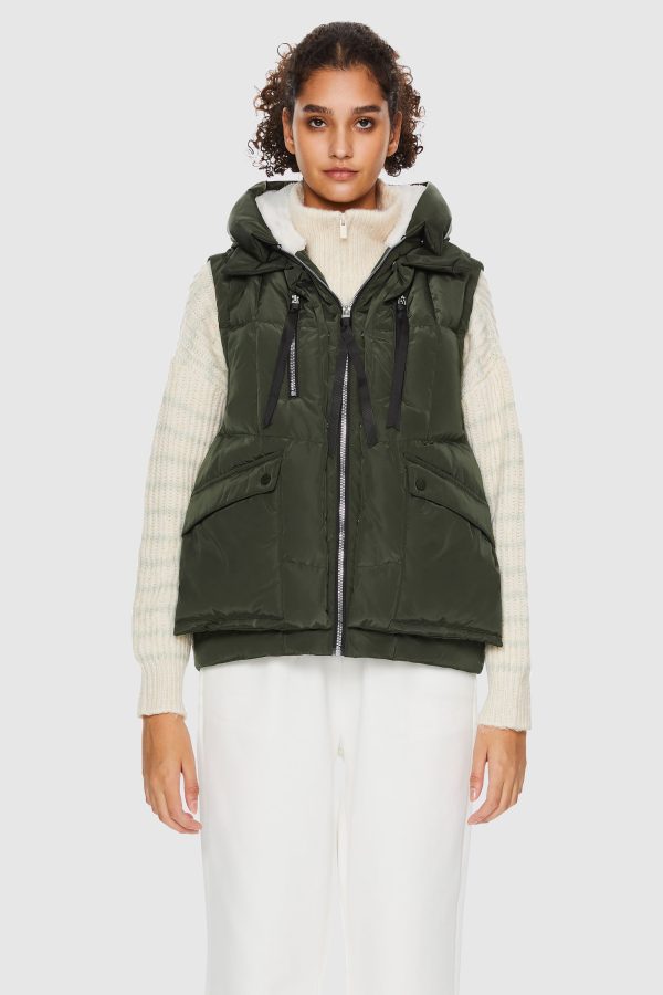 092 Classics Cropped Down Vest - Image 2