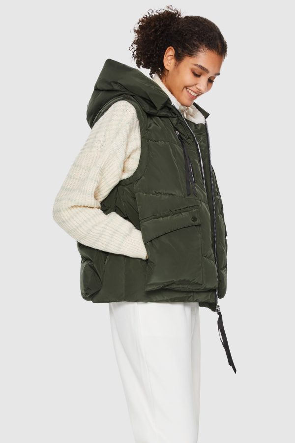 092 Classics Cropped Down Vest - Image 3