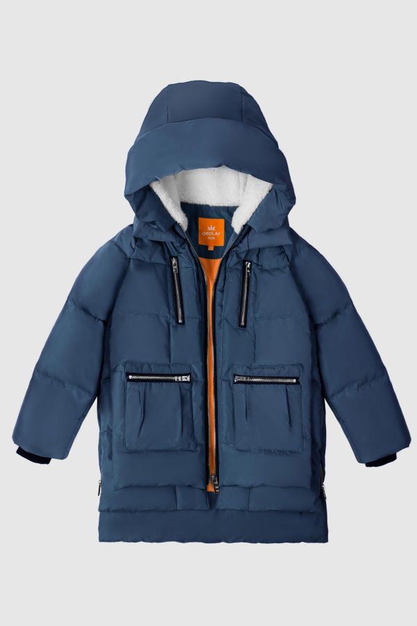 092 Classics Kids Thickened Hooded Down Coat - Image 18