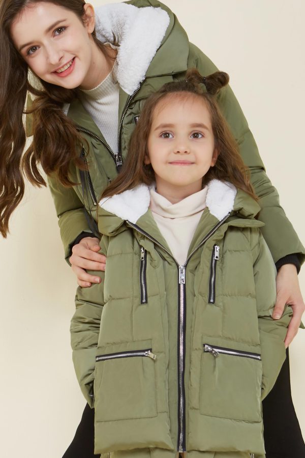 092 Classics Kids Thickened Hooded Down Coat - Image 6
