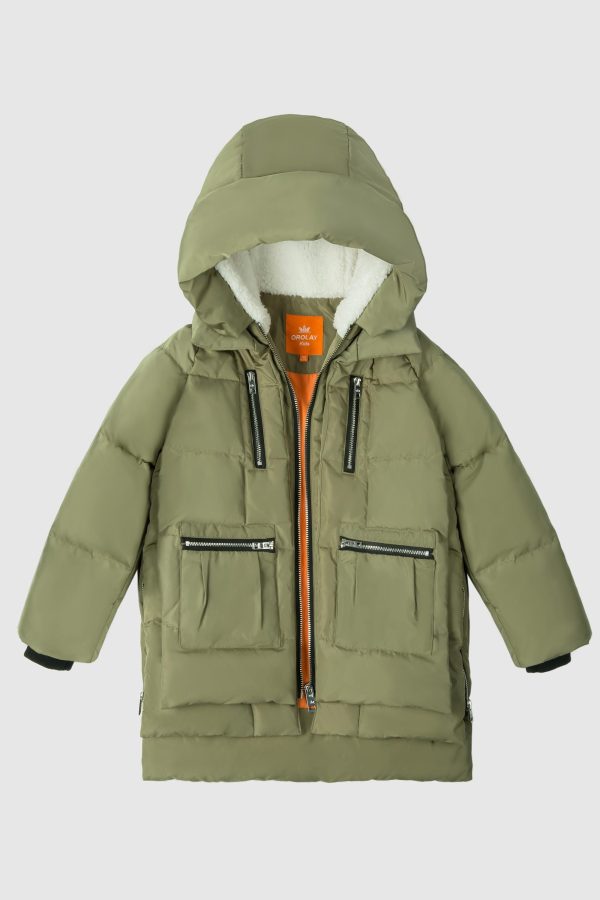 092 Classics Kids Thickened Hooded Down Coat - Image 7