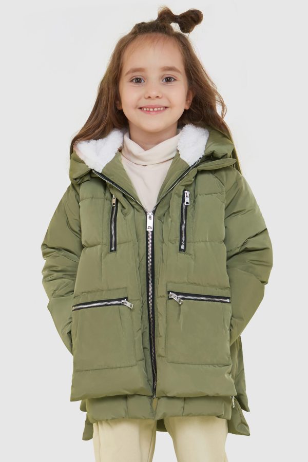 092 Classics Kids Thickened Hooded Down Coat - Image 5